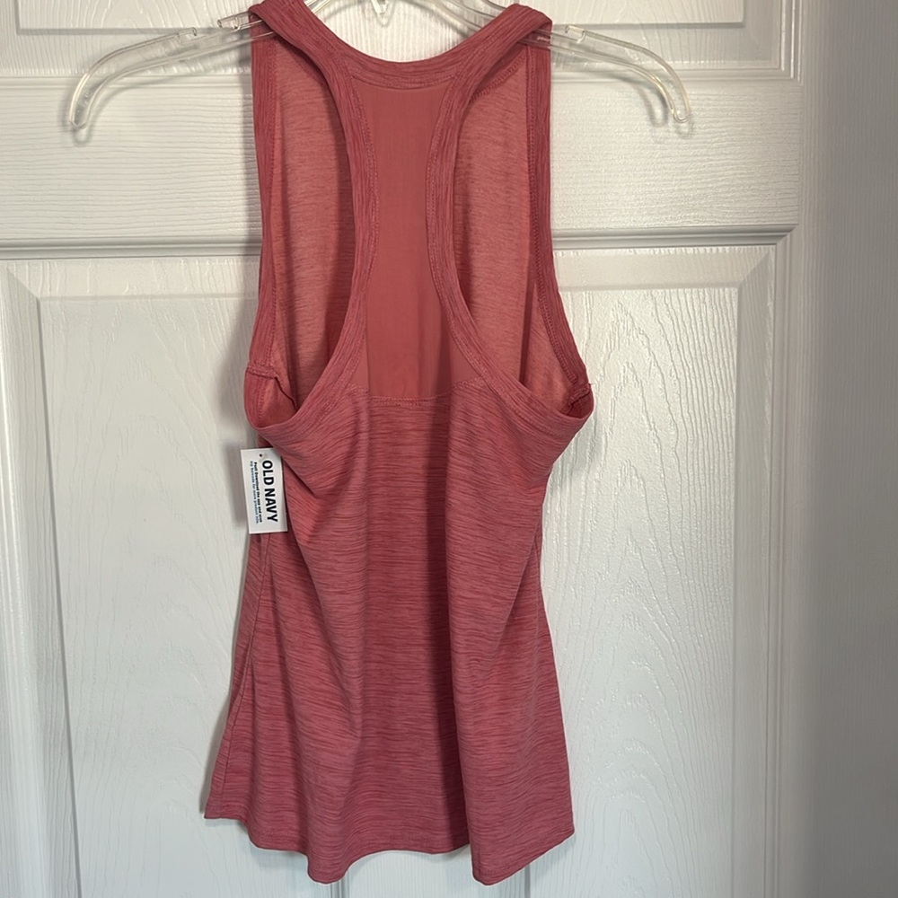 Old Navy Breathe ON Mesh-Racerback Tank Top in Dried Rose - Picture 5 of 8